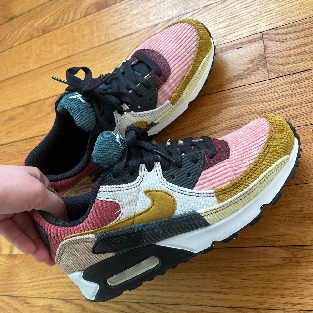 Nike Air Max 90 - Colorful Corduroy Sneakers